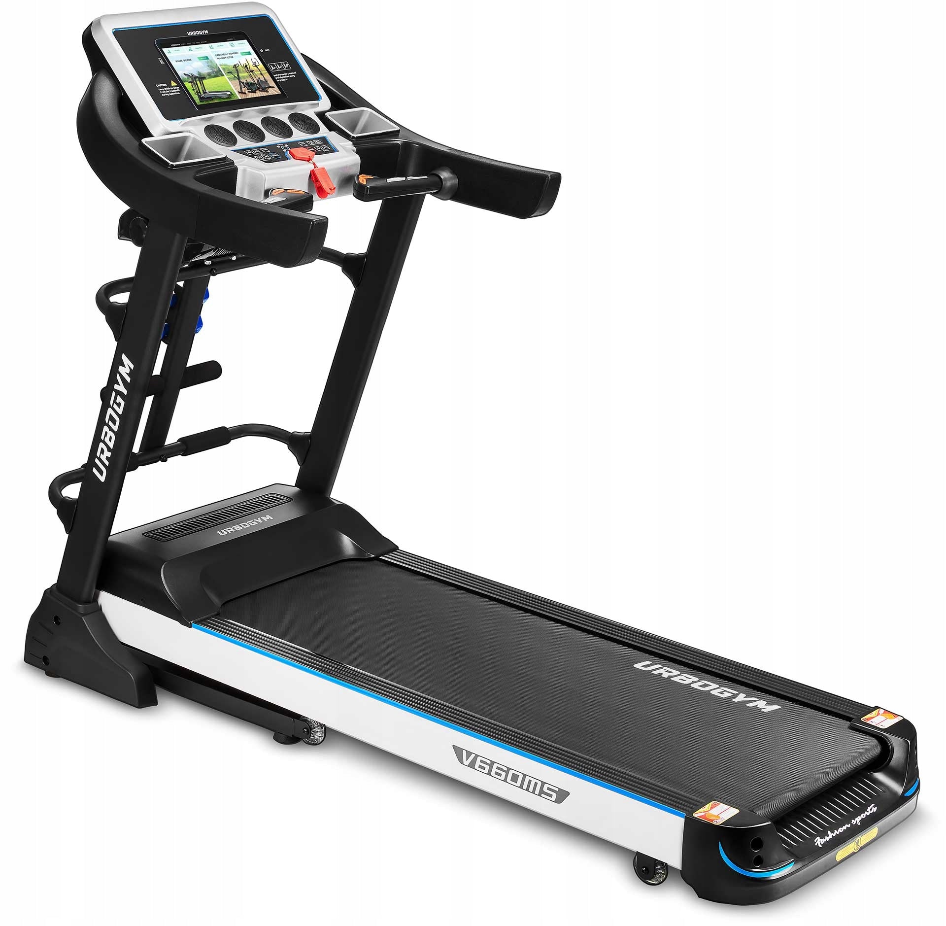 HOME ELECTRIC TREADMILL V660MS AUTO ANGLE 15 LEVELS DUMBBELL MASSAGER