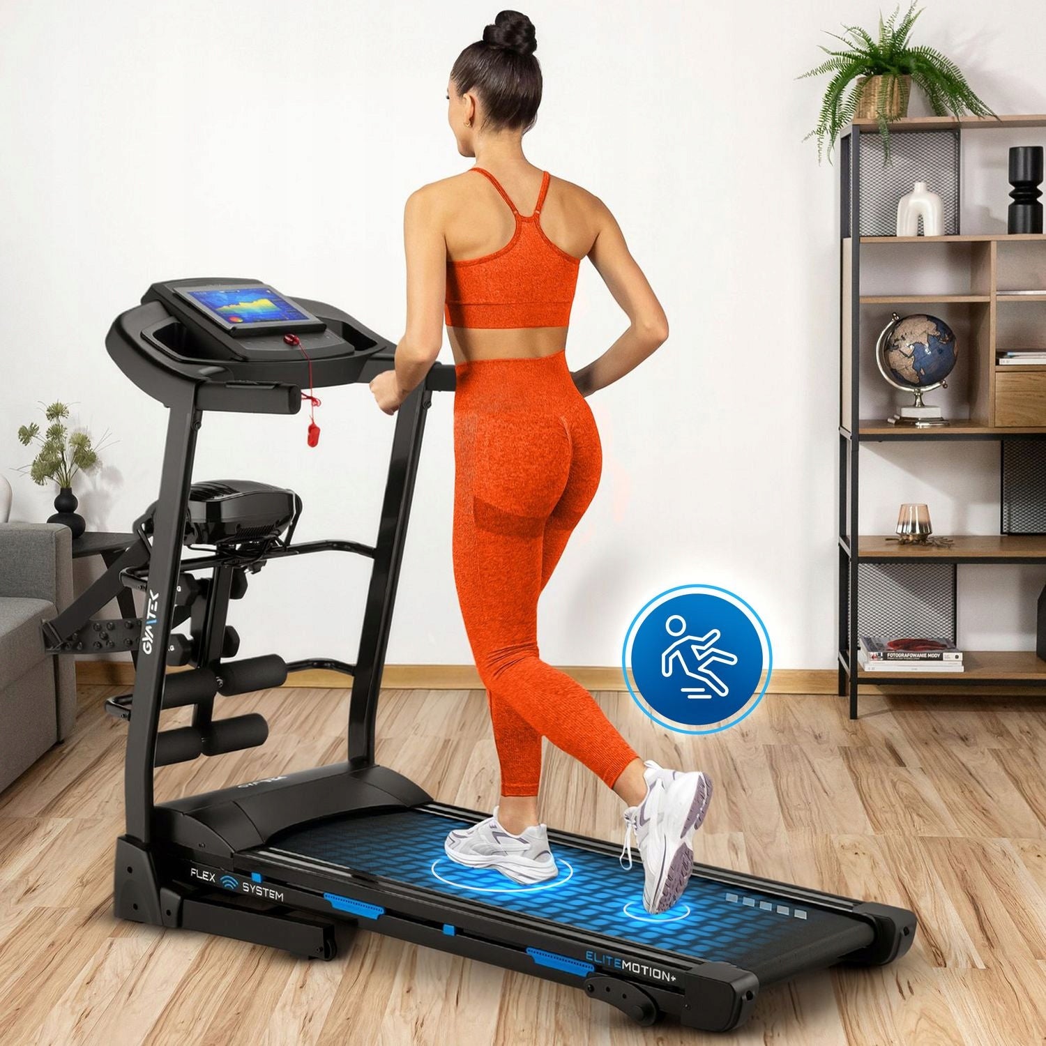 HOME ELECTRIC TREADMILL WITH MASSAGER 3 DEGREES OF INCLINATION GYMTEK Brand Gymtek