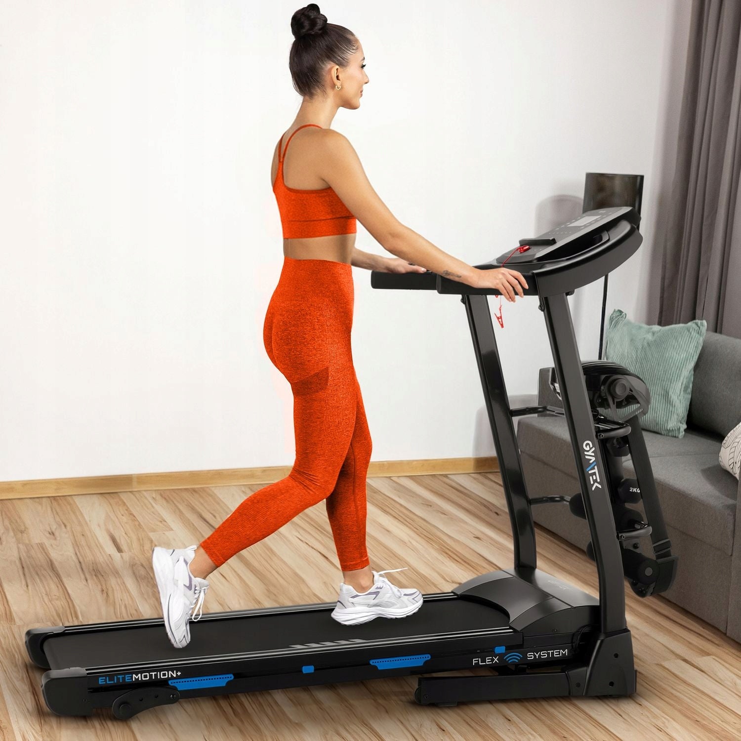 HOME ELECTRIC TREADMILL WITH MASSAGER 3 DEGREES OF INCLINATION GYMTEK Model other