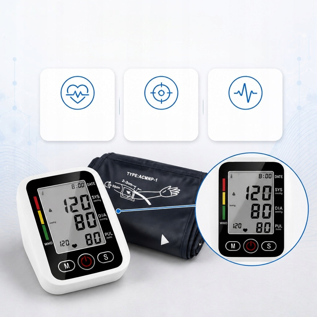HOME ELECTRONIC SHOULDER BLOOD PRESSURE MONITOR AUTOMATIC + ARRHYTHMIA Brand no brand