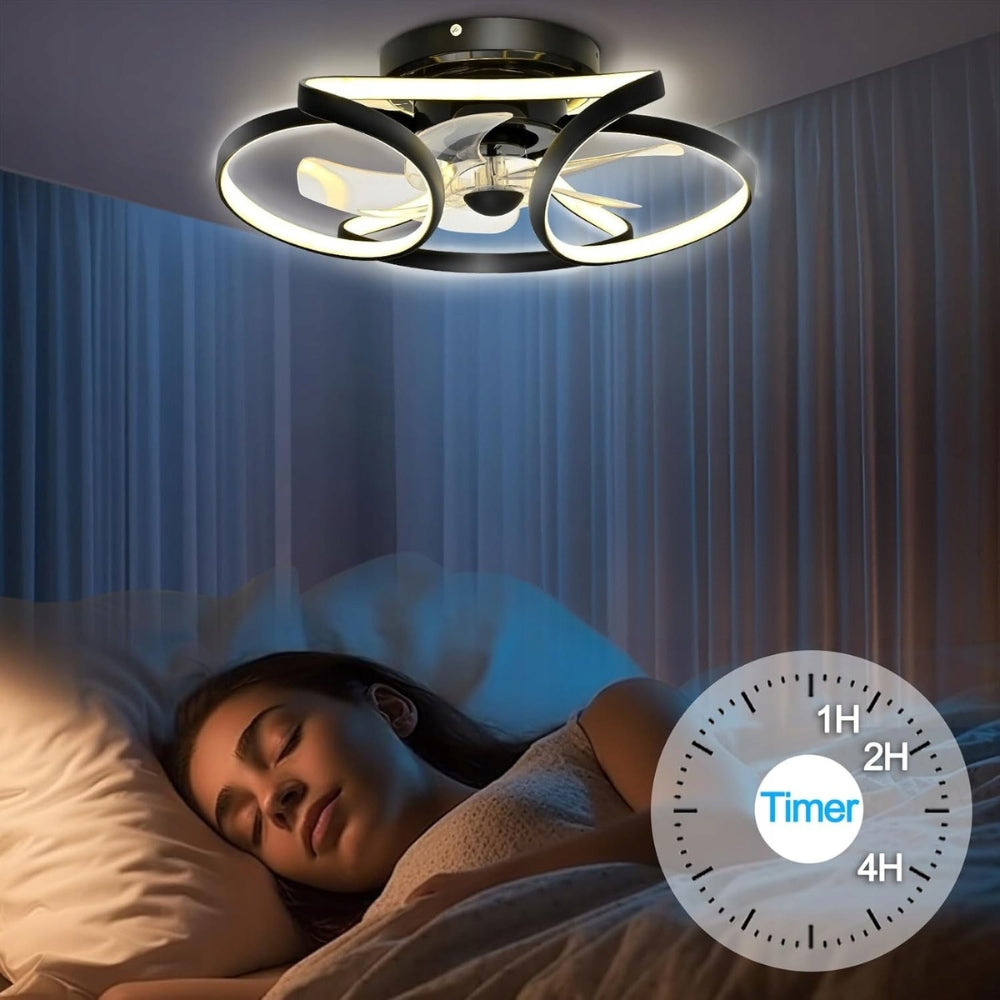 HOME FAN LIGHTING QUIET FOR LIVING ROOM BEDROOM + REMOTE CONTROL Brand no brand