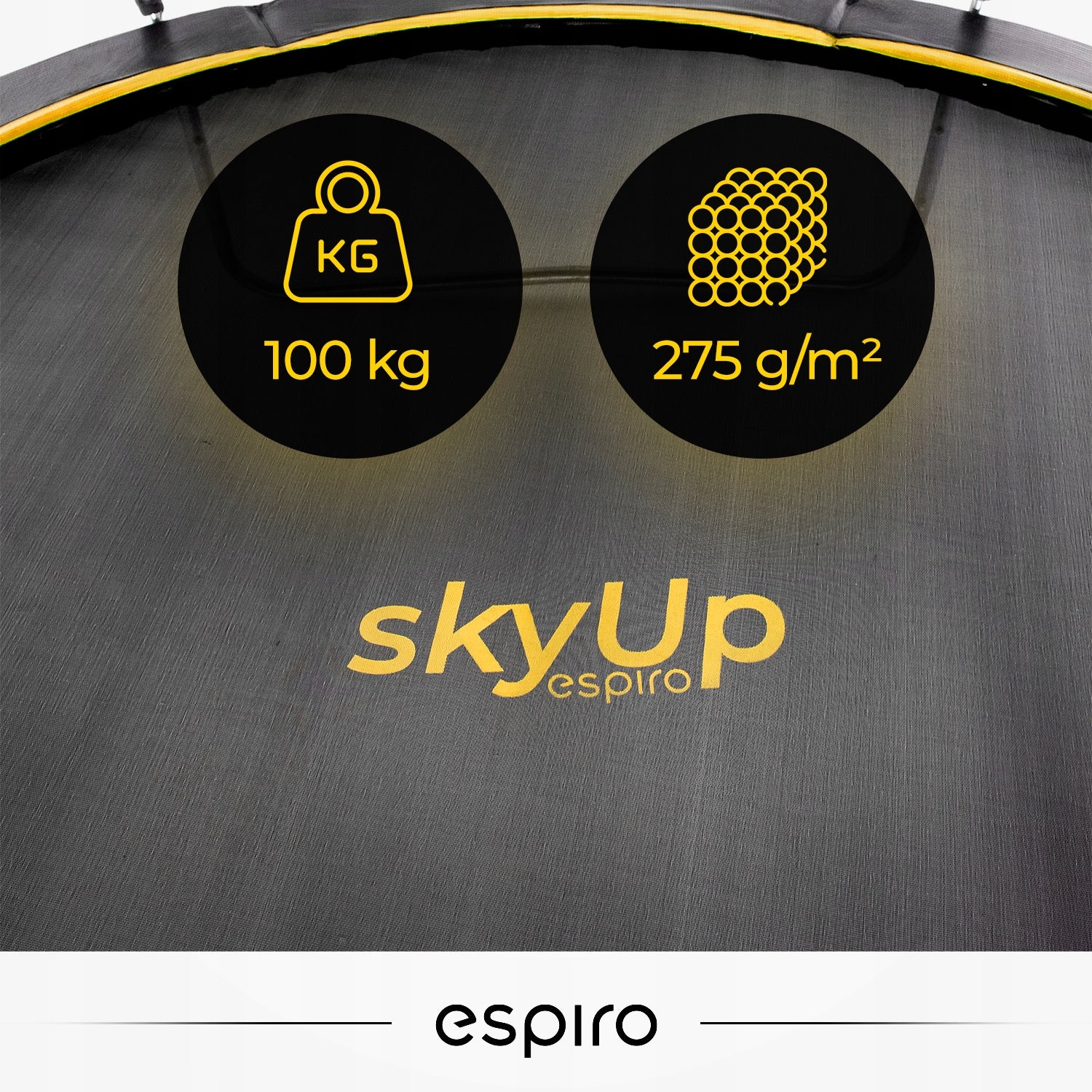 HOME GARDEN TRAMPOLINE FOR CHILDREN ESPIRO WITH INNER NET 10FT 306CM Height from ground level 65 cm
