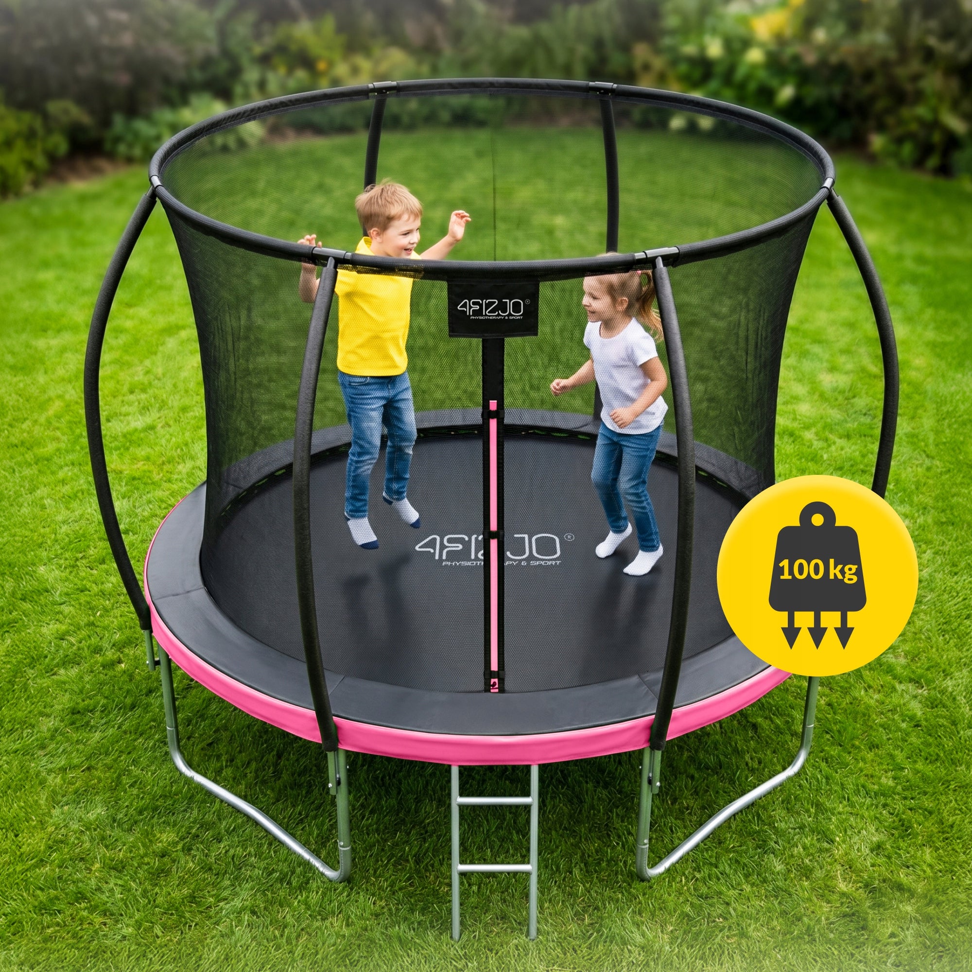 HOME GARDEN TRAMPOLINE FOR KIDS INDOOR SAFETY MESH 8FT Manufacturer code Trampolina ogrodowa dla dzieci TP02