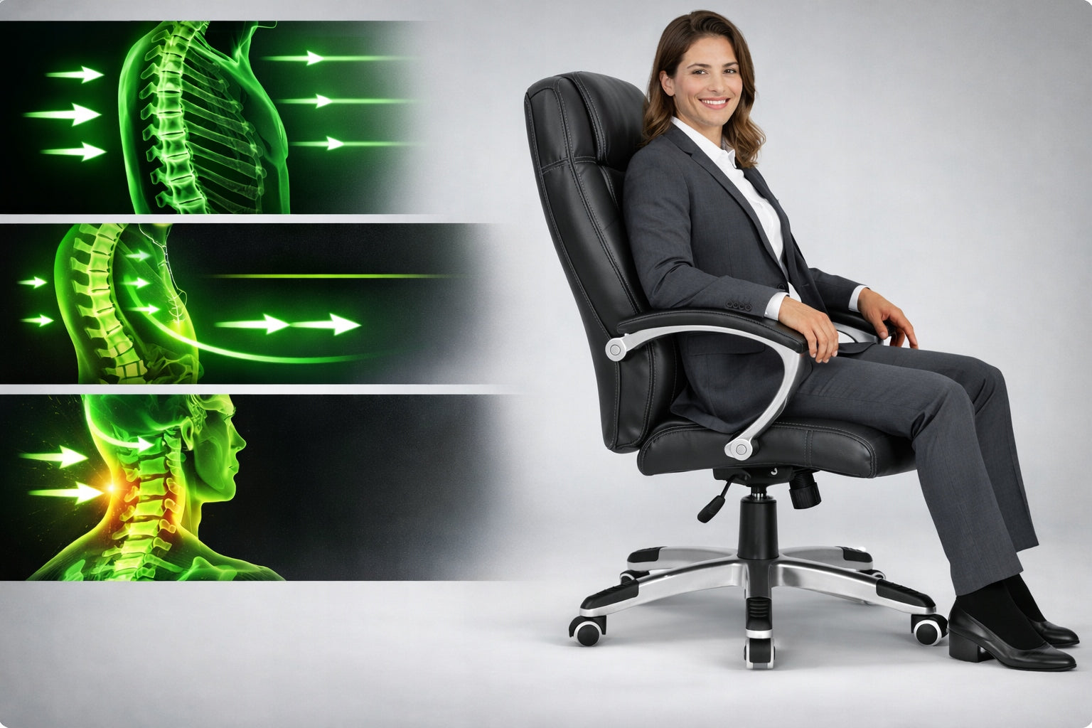 HOME OFFICE CHAIR SWIVEL ERGONOMIC OFFICE CHAIR SWIVEL BLACK Manufacturer code FOTEM DOMOWY BIUROWY OBROTOWY ELEGANCKI ALMA5
