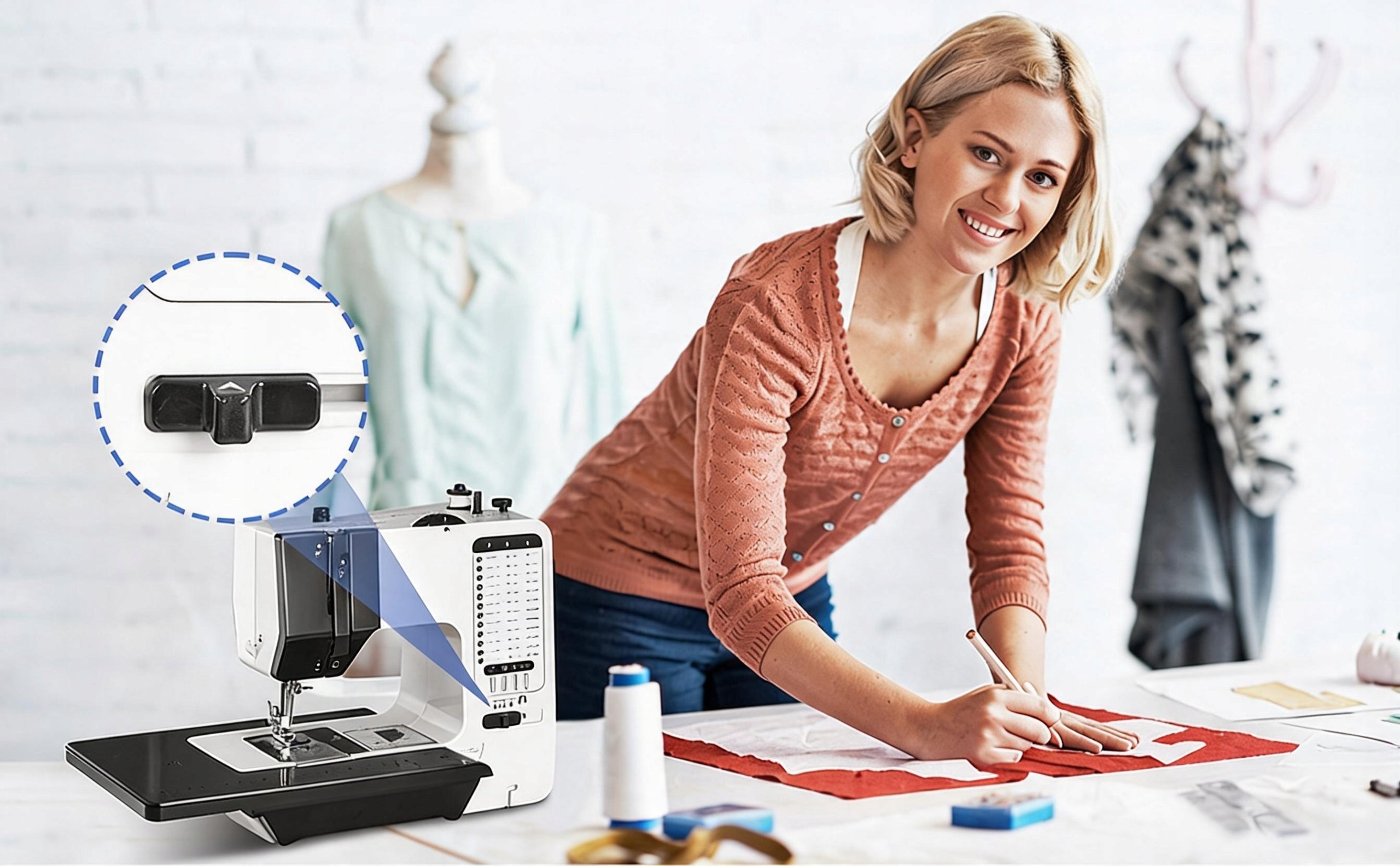 HOME SEWING MACHINE 38 MODES WITH LIGHTING FOR DECORATIVE SEWING Brand no brand