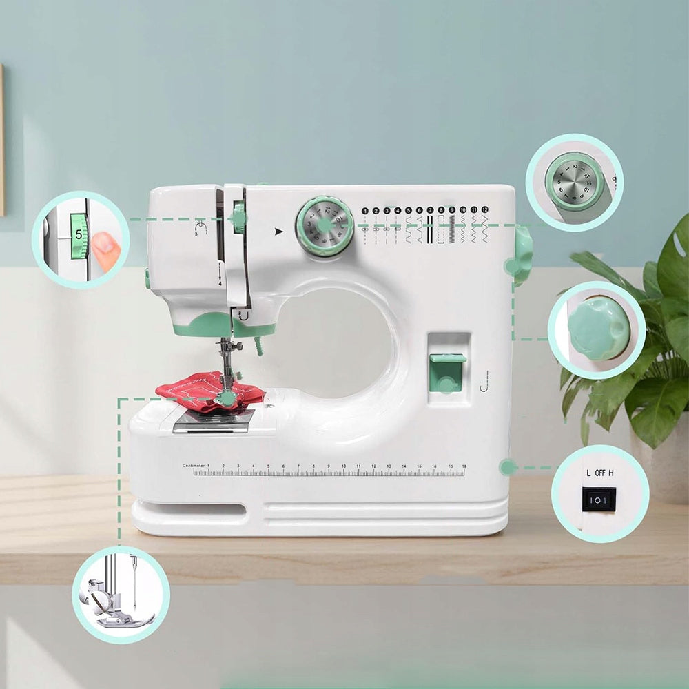 HOME SEWING MACHINE MECHANICAL EASY FOR CHILDREN 12 DESIGNS 2SPEEDS Manufacturer code Ł- Everyday