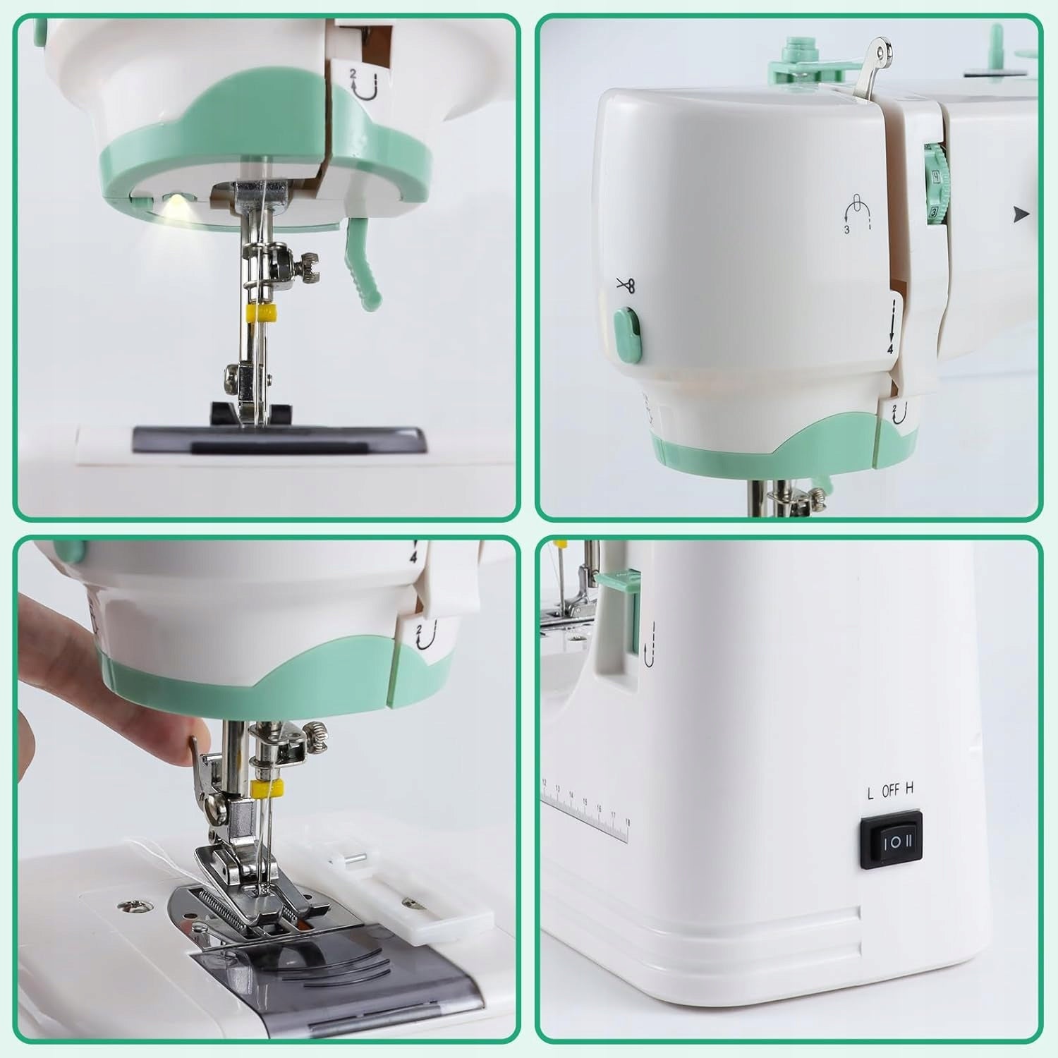 HOME SEWING MACHINE MECHANICAL SIMPLE STRONG STRAIGHT ARCHER IVONNE Material synthetic material