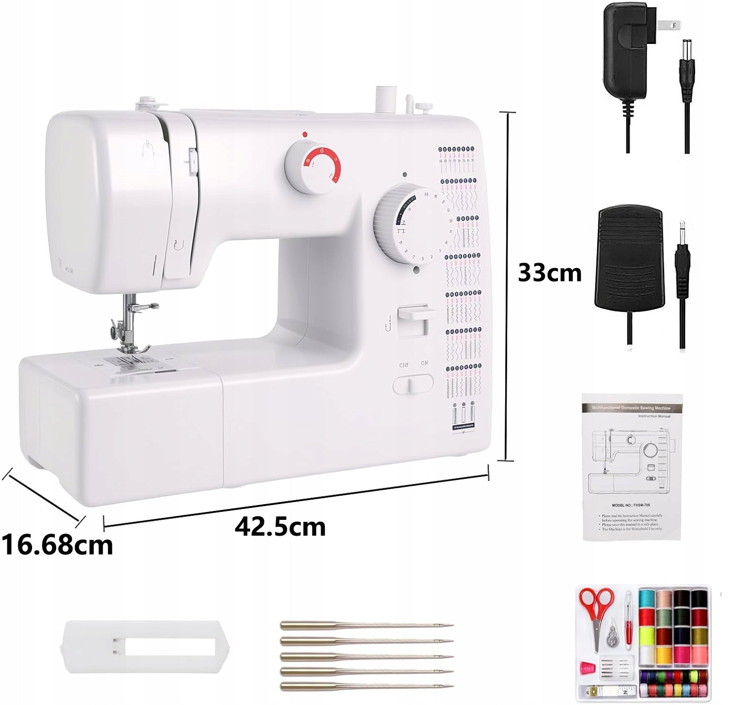 HOME SEWING MACHINE MECHANICAL SOLID 59 PROGRAMS +FREEBIES Brand no brand