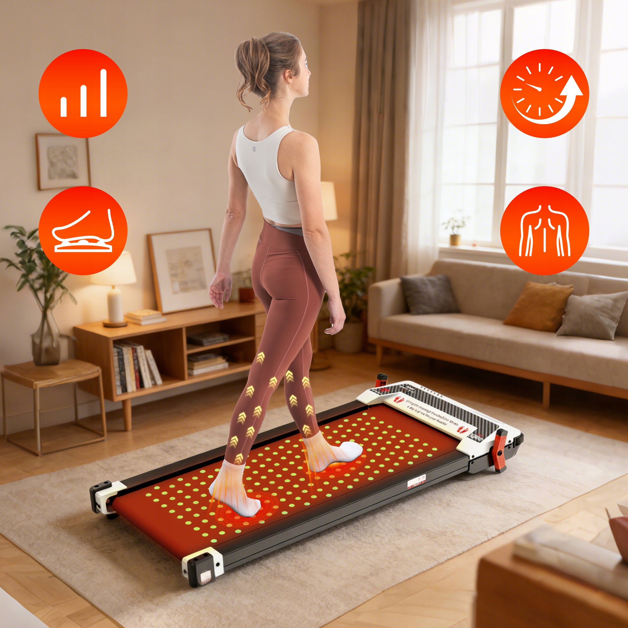 HOME TREADMILL ELECTRIC SLIM FOOT MASSAGE 3in1 WALKINGPAD SHOCK ABSORPTION Model other