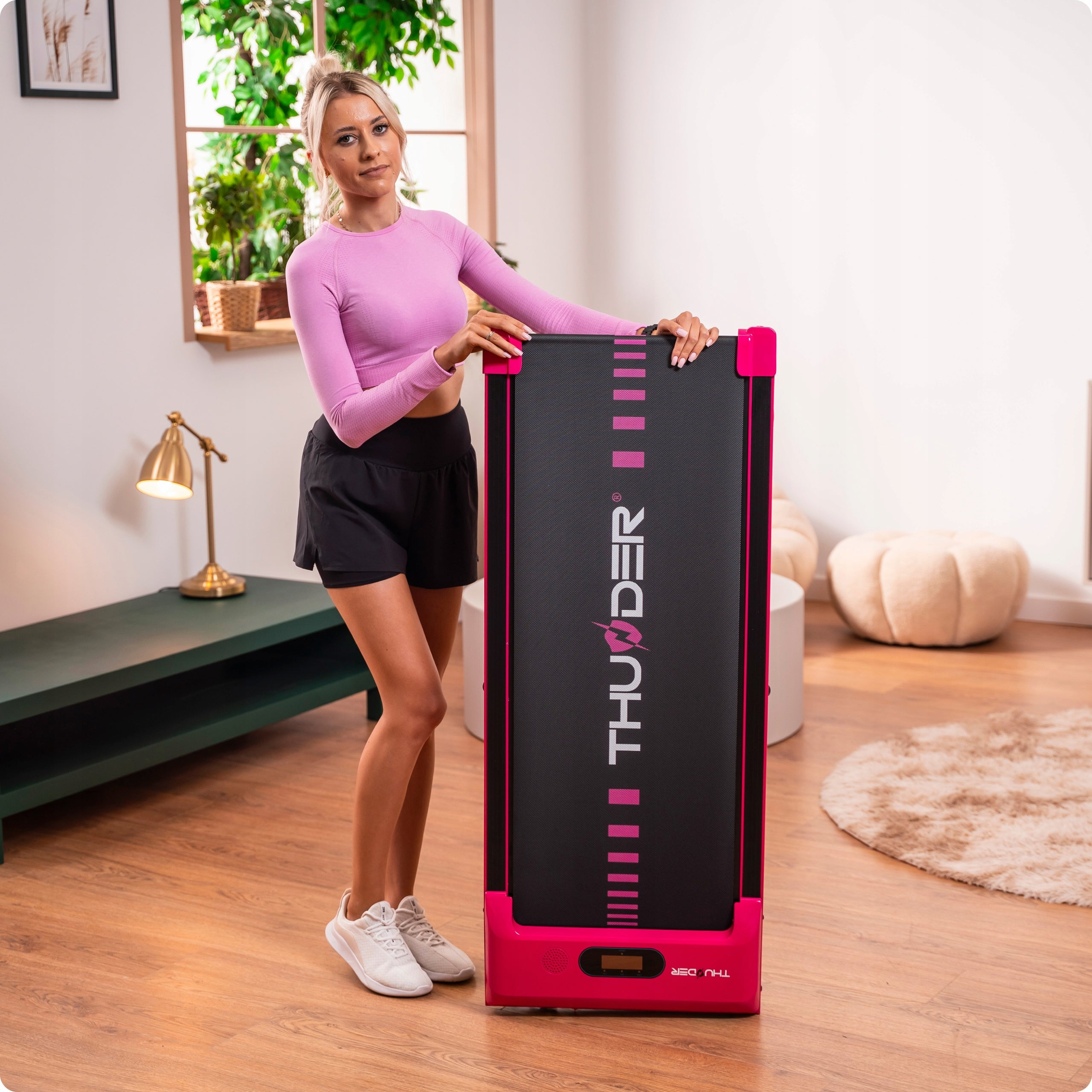 HOME TREADMILL ELECTRIC SLIM WALKINGPAD IDEA THUNDER Measurements training duration distance speed burned calories