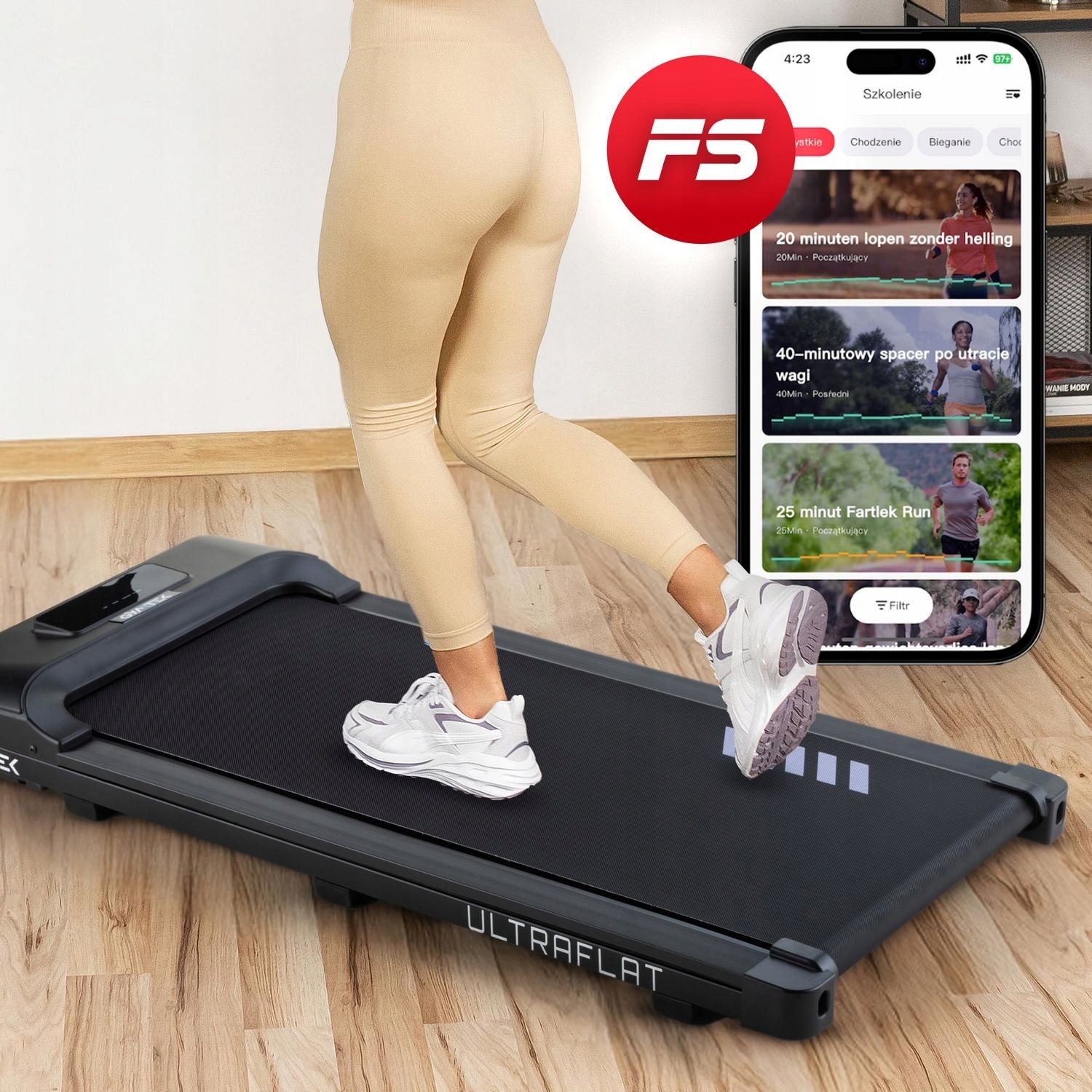 HOME TREADMILL FOR WALKING ELECTRIC WALKINGPAD UNDER DESK XT100 GYMTEK Kind electric