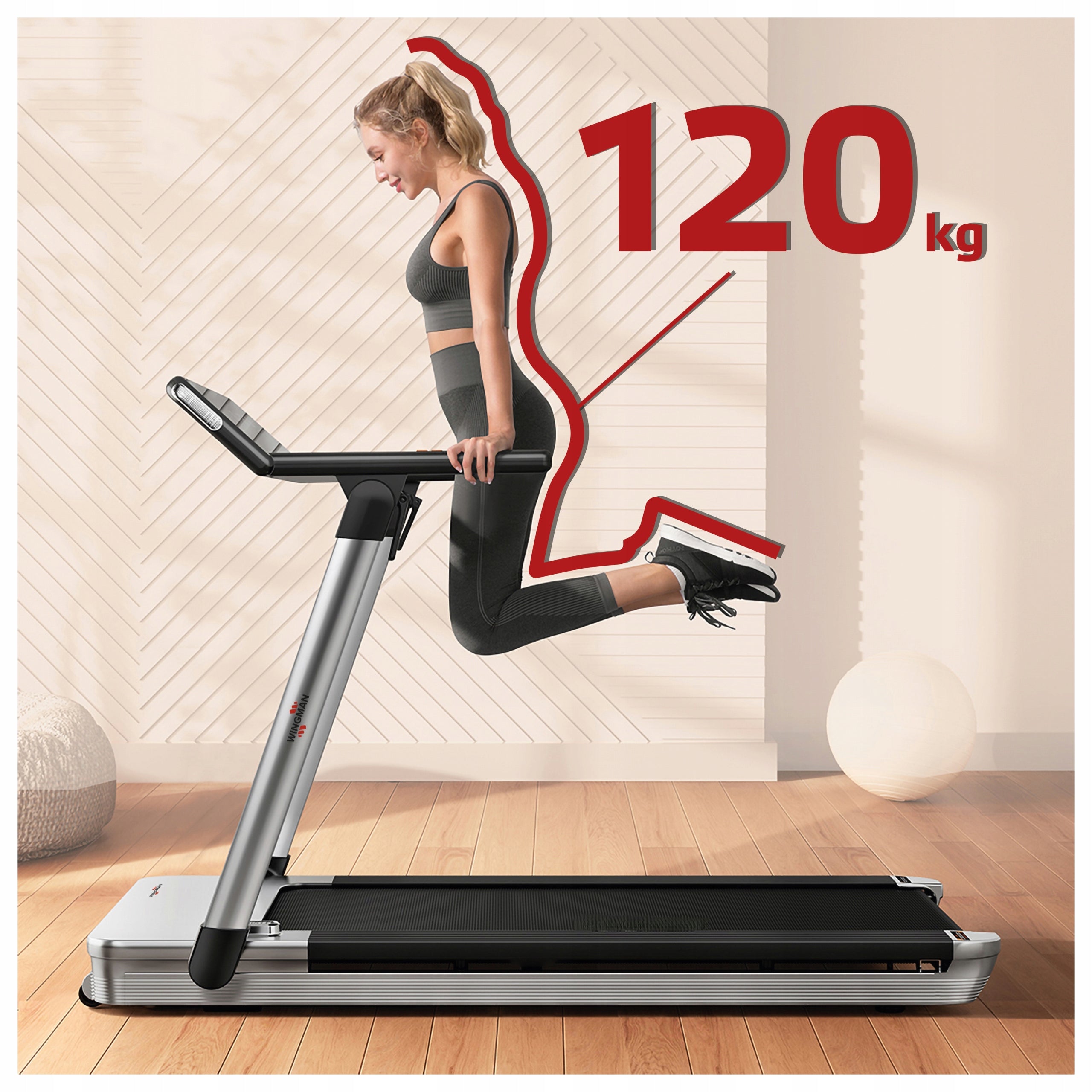 HOME TREADMILL TDX15 PRO | CUSHIONING | 15km/h | 0 +21% | KINOMAP ZWIFT Model TDX15 Pro