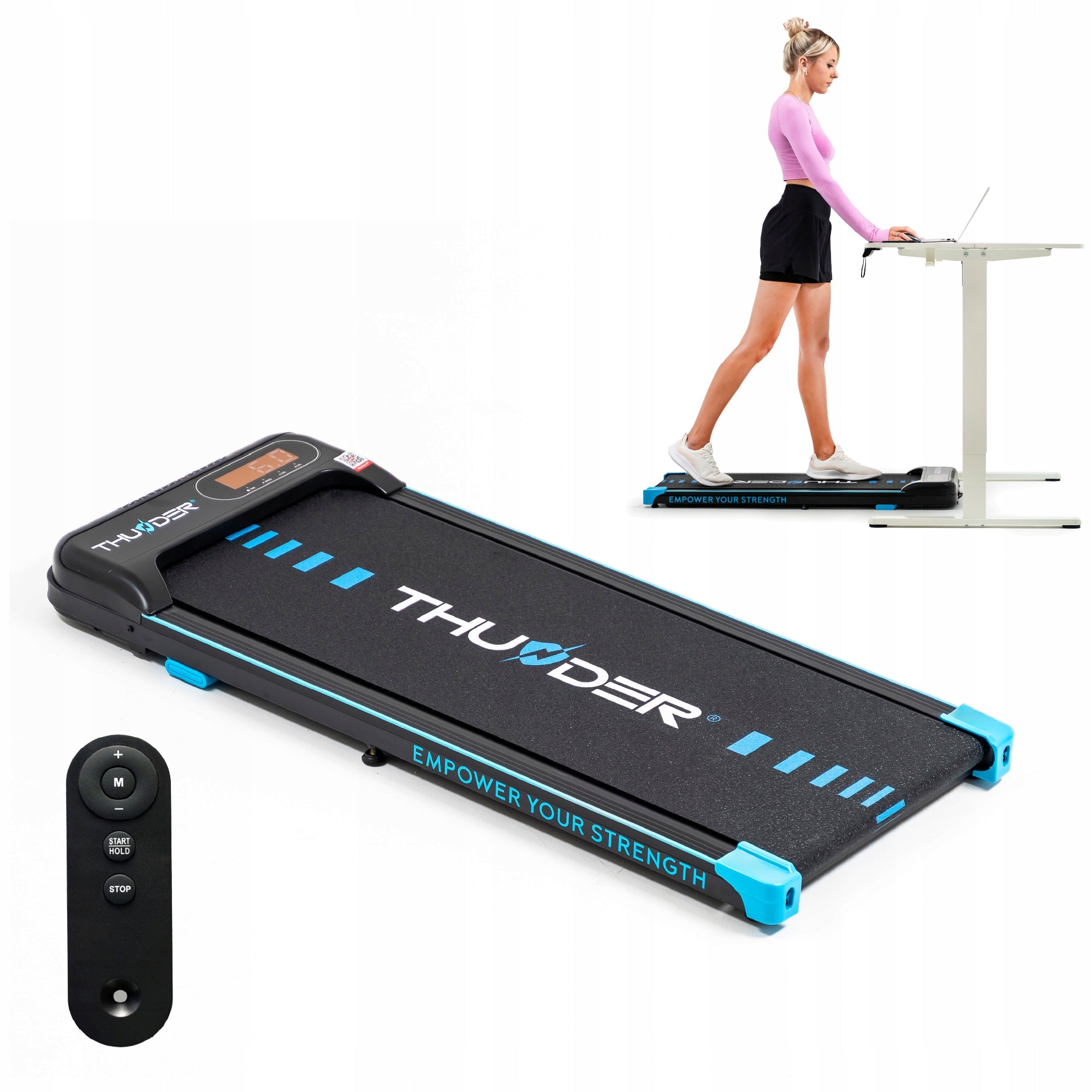 HOME TREADMILL WALKINGPAD FOLDING ELECTRIC TRAINING 6 KM/H to 90 kg