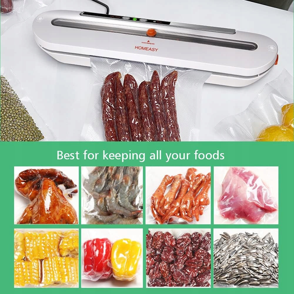 HOMEASY Vacuum Welding Machine for Dry Food, BPA Free White EAN (GTIN) 6949560068225