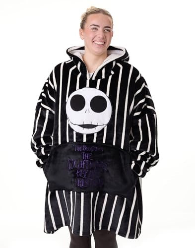 HOODIE BLANKET DISNEY NIGHTMARE BEFORE CHRISTMAS JACK FLEECE BLANKET Brand no brand