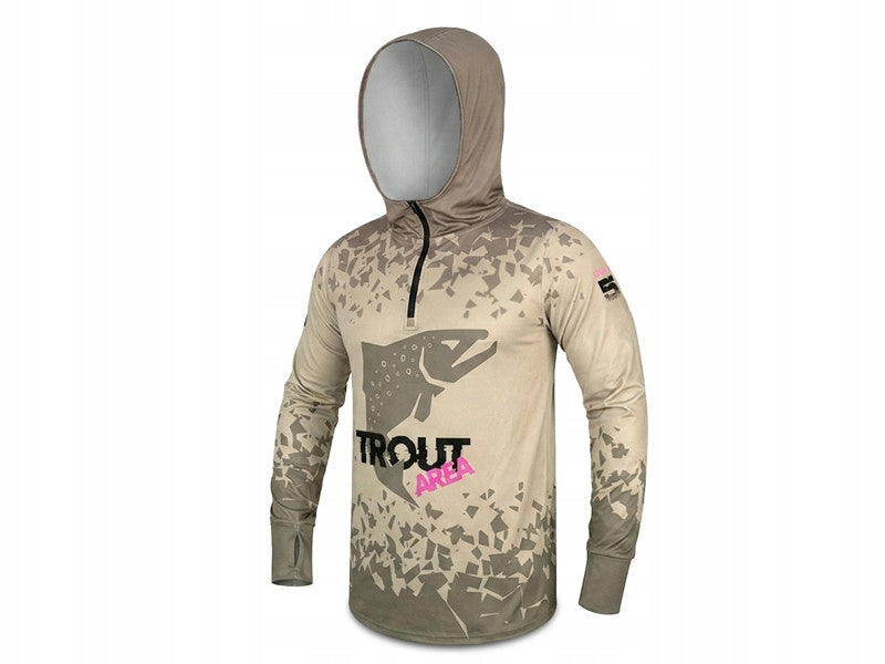 HOODIE DELPHIN UV ARMOR 50+ TROUT size M