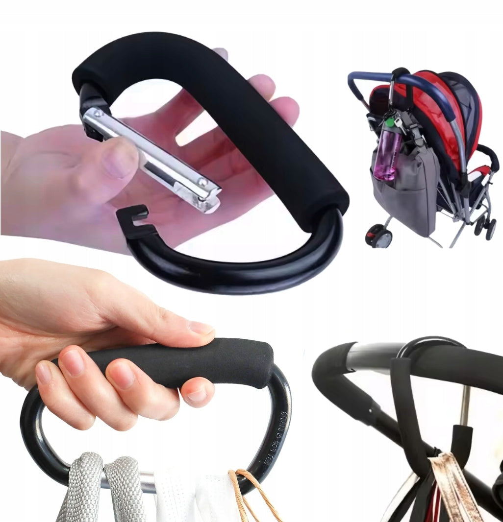 HOOK ATTACHMENT PENDANT HOLDER FOR TROLLEY BAG SHOPPING CARABINER