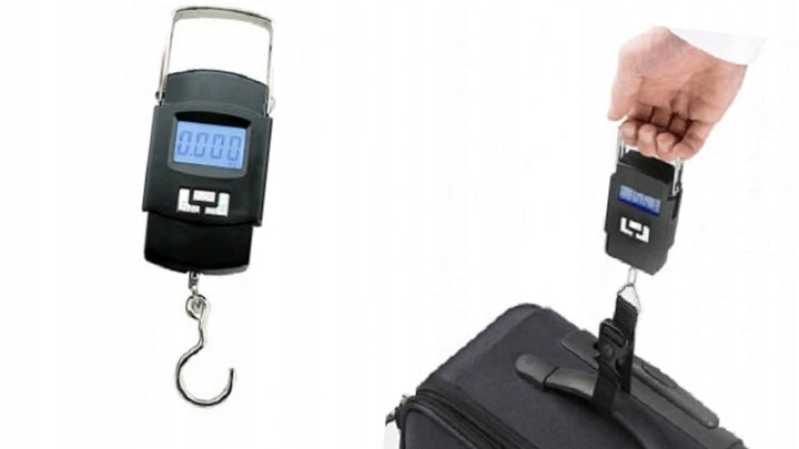 HOOK SCALE FISHING LUGGAGE TRAVEL LCD 50 kg HOOK HANDLE HANGING EAN (GTIN) 5907451300244