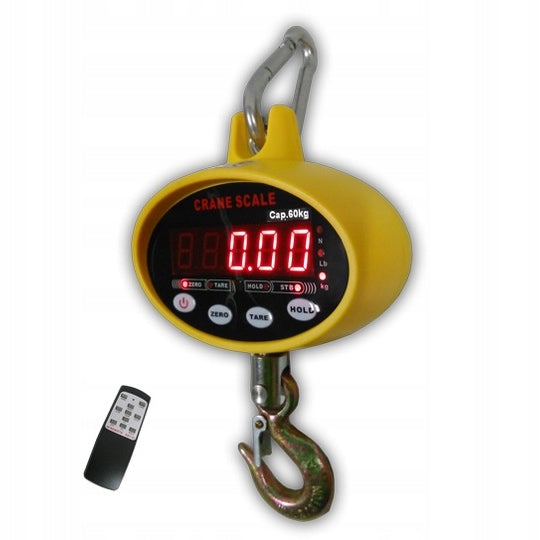 HOOK SCALE UP TO 60kg STORAGE FISHING WITH SUSPENDED HOOK WITH REMOTE CONTROL Brand SATIS
