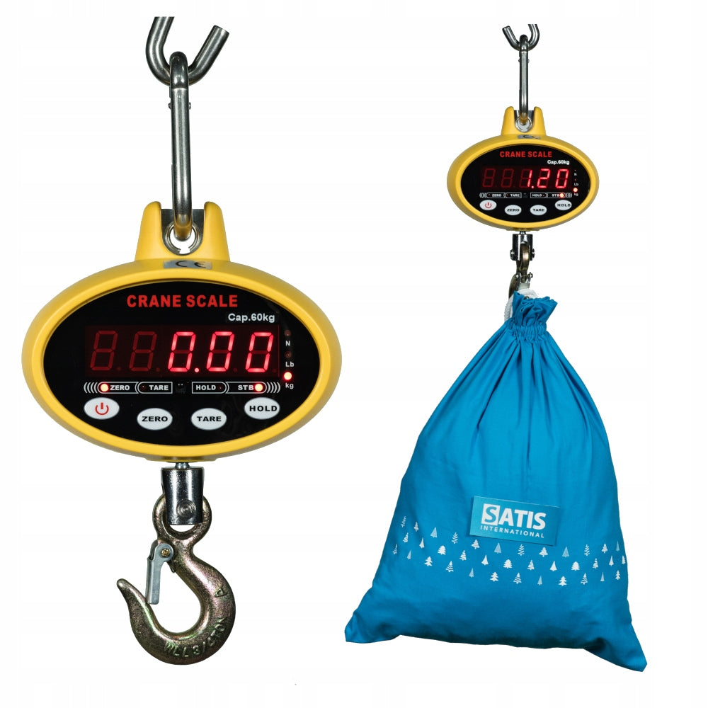 HOOK SCALE UP TO 60kg STORAGE FISHING WITH SUSPENDED HOOK WITH REMOTE CONTROL