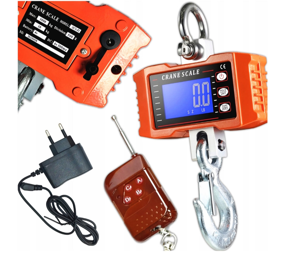 HOOK WEIGHT 1500KG 1.5 TONS REMOTE CONTROL ELECTRONIC STORAGE BATTERY