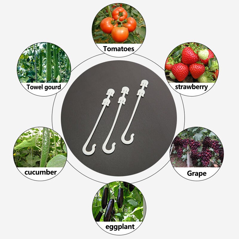 HOOKS CLIPS FASTENERS HOOKS FOR PLANTS 100 PCS Manufacturer code US-AULVV00