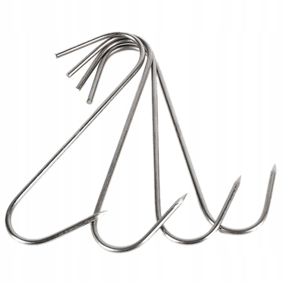 HOOKS FOR SMOKING MEAT AND SAUSAGES SMOKING HOOKS 15 PCS STAINLESS STEEL Packaging status original