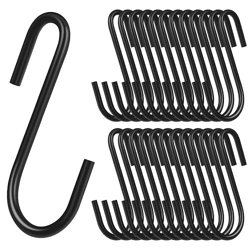 HOOKS S BLACK METAL FOR HANGING 24 PIECES HOME ORGANIZATION Brand no brand