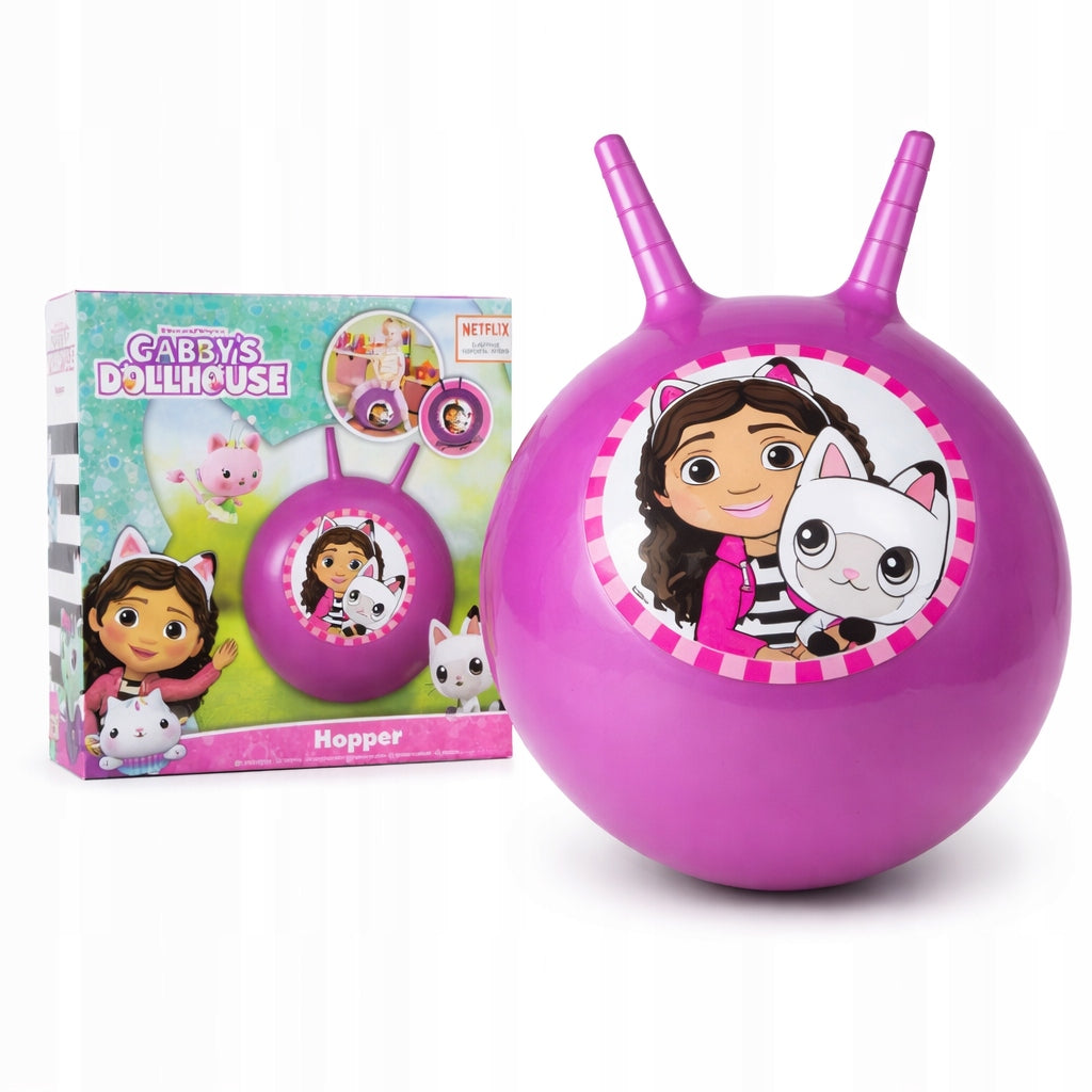 HOPPER JUMPING BALL WITH HORNS DARK PINK 45cm Netflix CAT HOUSE GABI