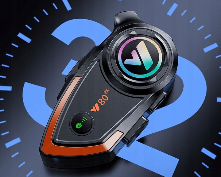 HORN VI80 motorcycle intercom BT 5.3 PL USB-C assistant Simple installation 1000M