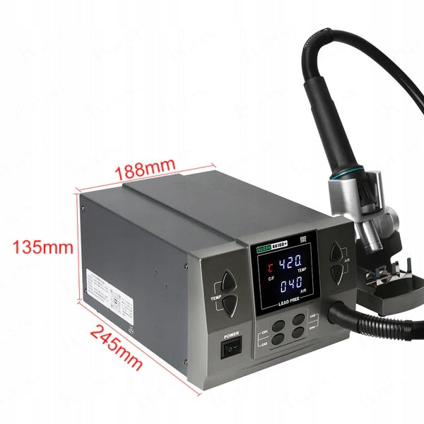 HOT AIR SOLDERING STATION FOR BGA SMD SUGON 8610D+ 1000W EAN (GTIN) 5907447817411