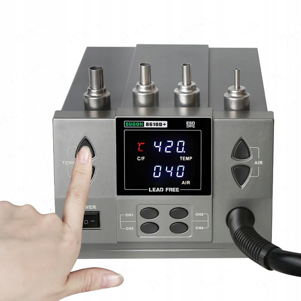 HOT AIR SOLDERING STATION FOR BGA SMD SUGON 8610D+ 1000W Manufacturer code 8610D+