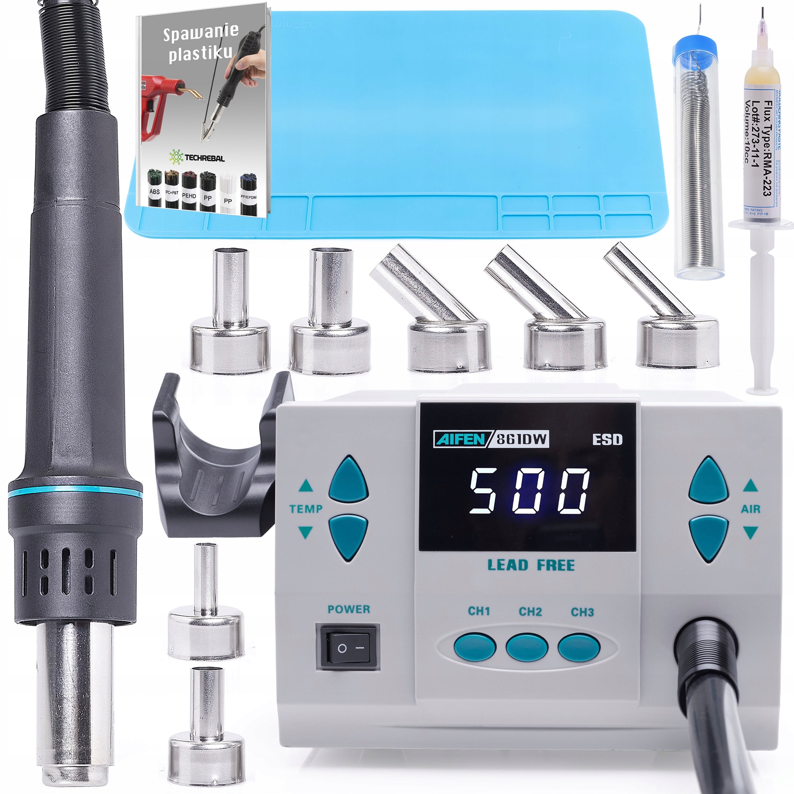 HOT AIR SOLDERING STATION SOLDERING IRON AIFEN 861DW 1000W HOT AIR