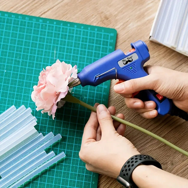 HOT GUN GLUE ADHESIVE CARTRIDGES STRONG COLORLESS 1KG 11MM 42PCS Length 250 mm