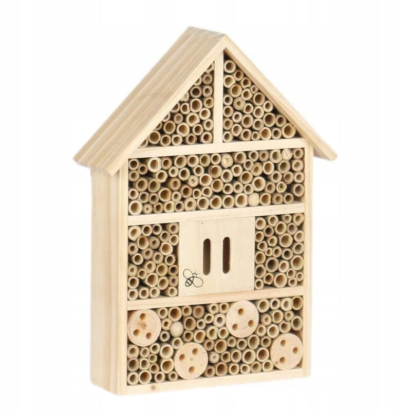 HOTEL for INSECTS Wooden House Butterfly Wasp GARDEN&FUN 27,5x9x38cm