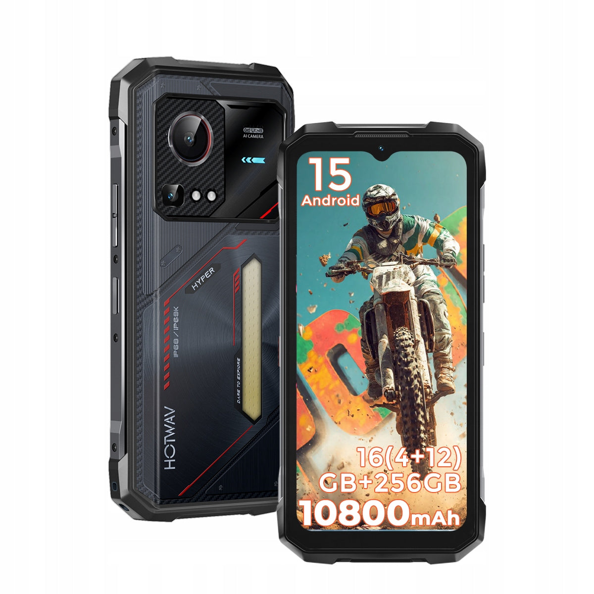HOTWAV Hyper 7S 4 GB / 256 GB 5G black smartphone