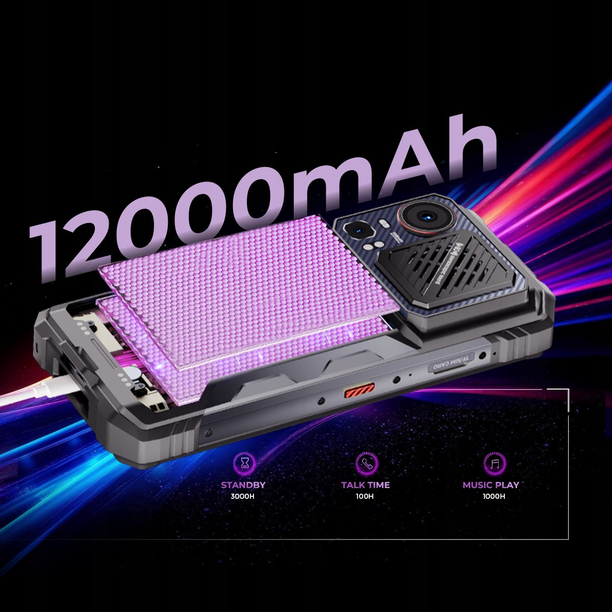 HOTWAV Hyper 8 Pro 12 GB / 512 GB 5G black smartphone Brand HOTWAV