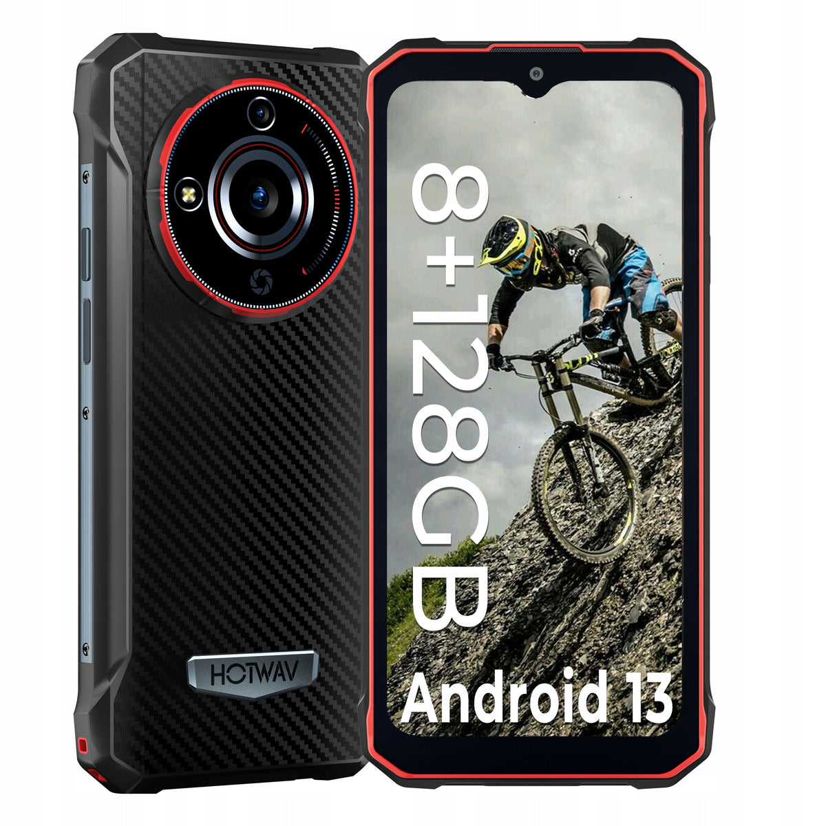 HOTWAV T7 4 GB / 128 GB 4G (LTE) red smartphone
