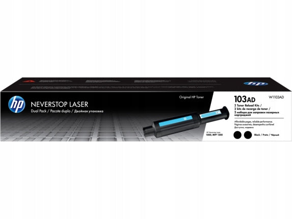 HP 103AD Neverstop Black Toner (2x2500 stran) - originální