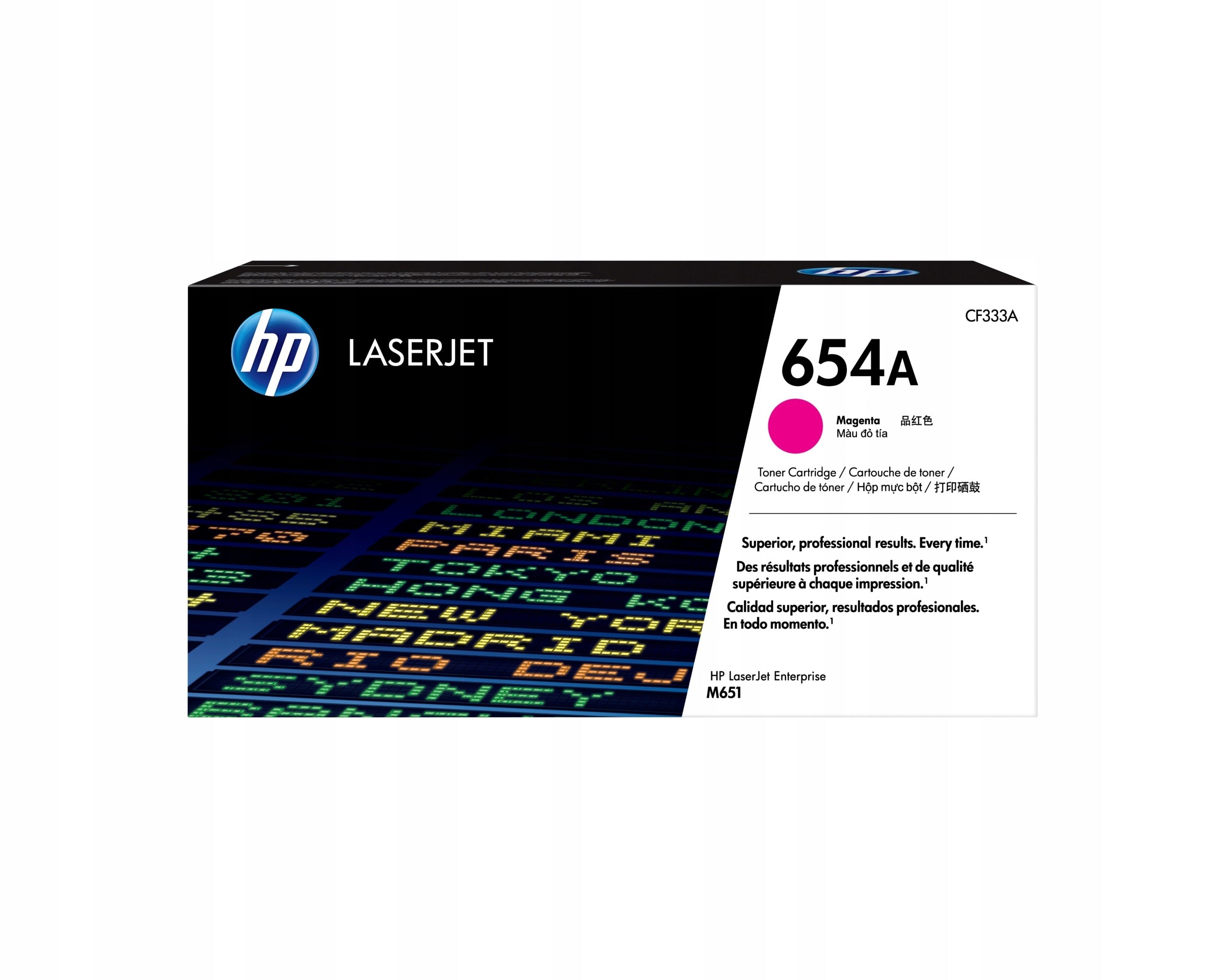 HP 654A Original Purple Toner LaserJet