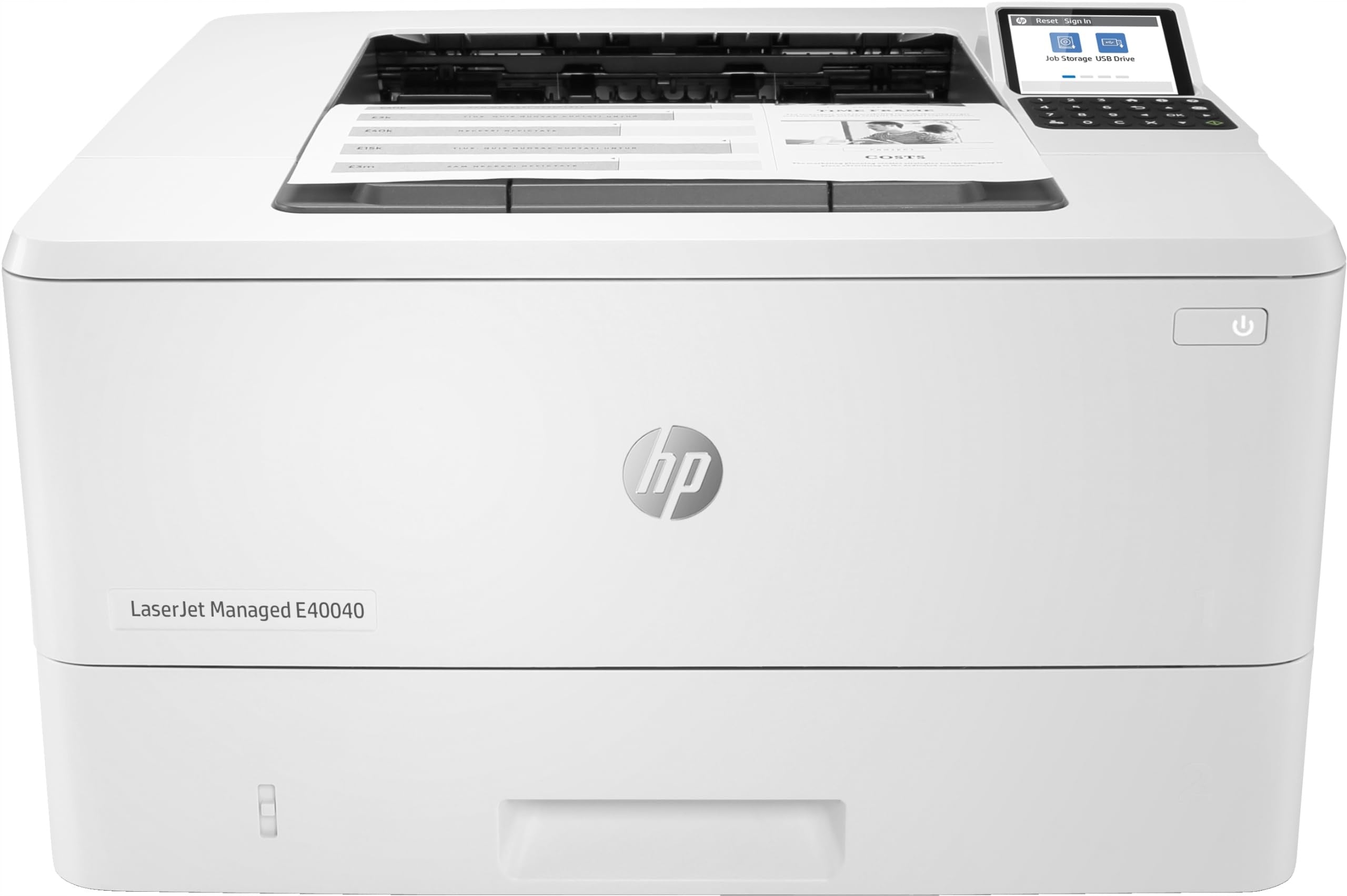 HP Laser Printer for Office LaserJet E40040 Duplex Black & White + Toner