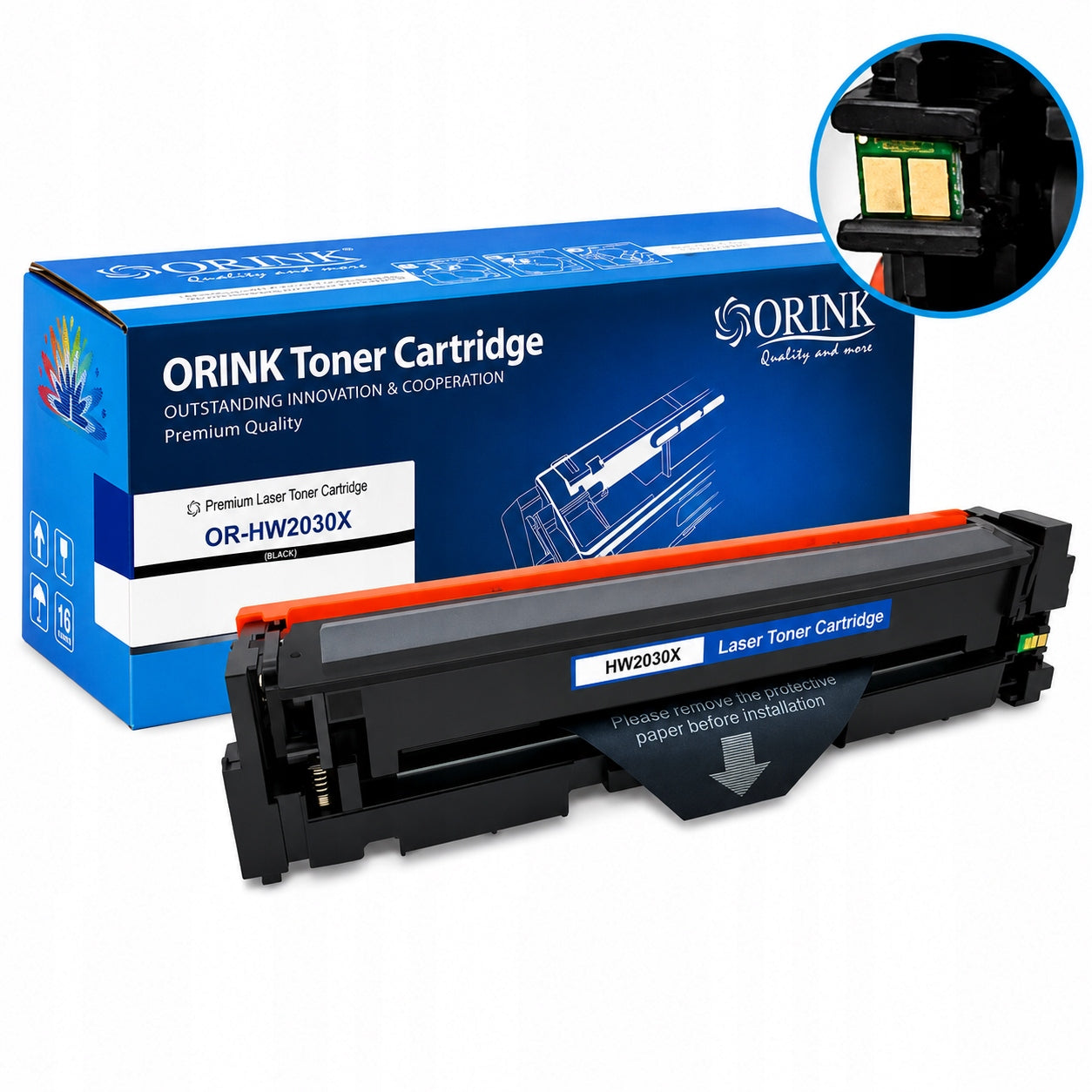 HP Orink 415X W2030X to M454 M479 Black 7500 pages with chip