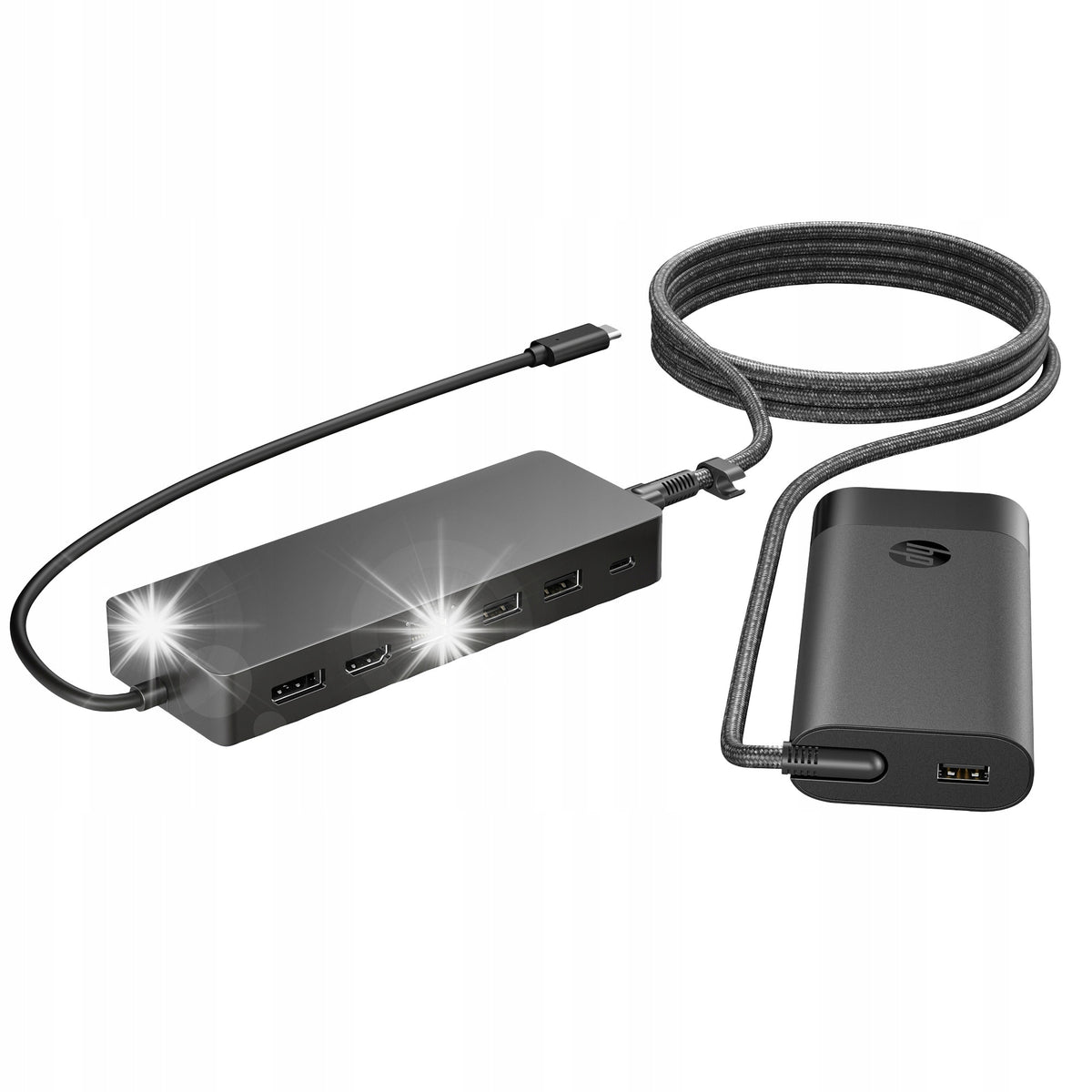 HP Universal Docking Station with 65W USB-C RJ45 HDMI Hub 9H0H9AA Power Supply
