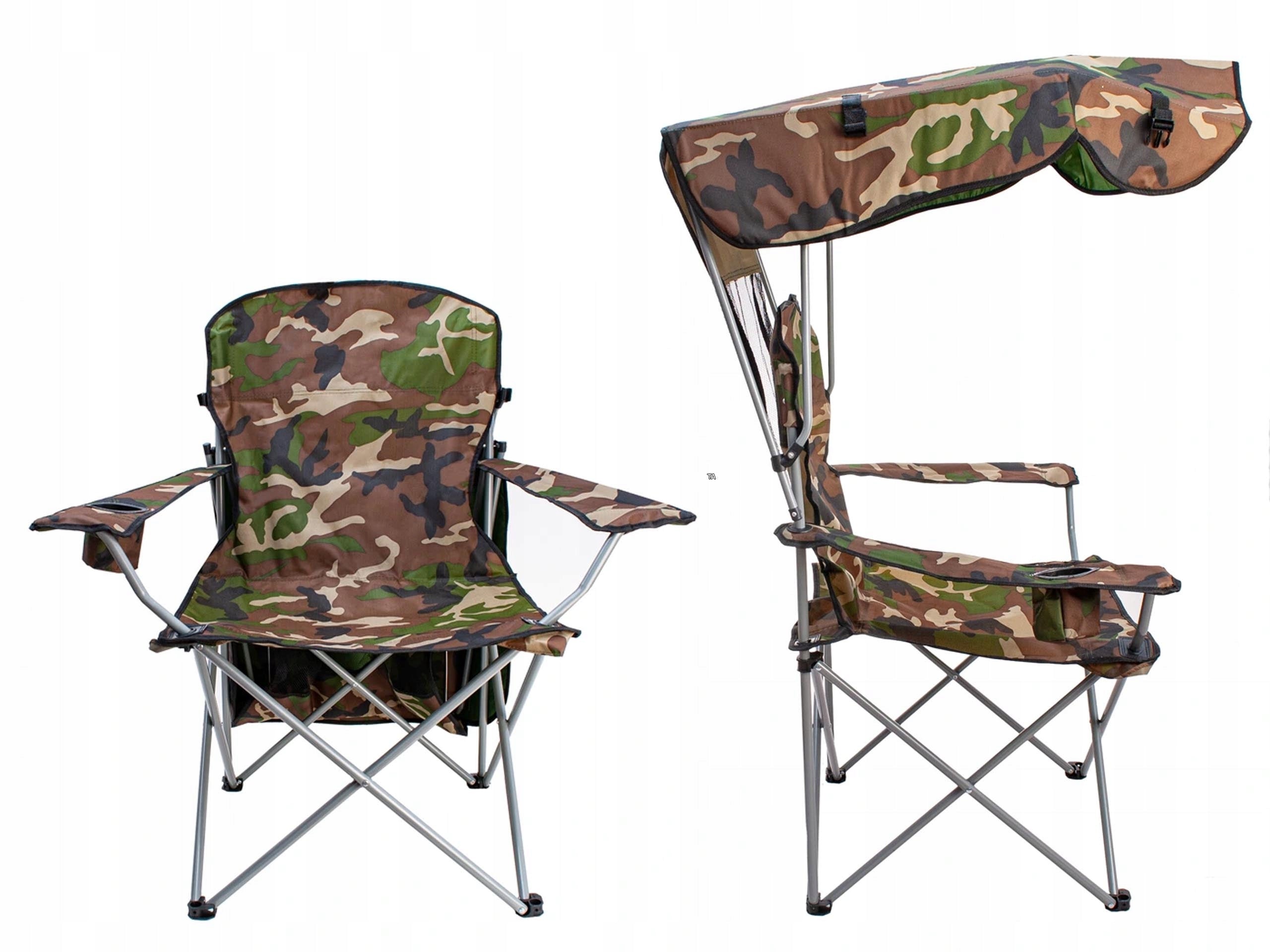 HQ HIKING CHAIR WITH VISOR CAMO FISHING CHAIR FOR FISHING Brand no brand