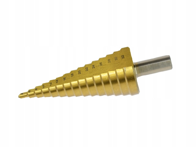 HSS TiN 4-32mm GEKO G38500 Tapered Drill Bit Mounting type cylindrical