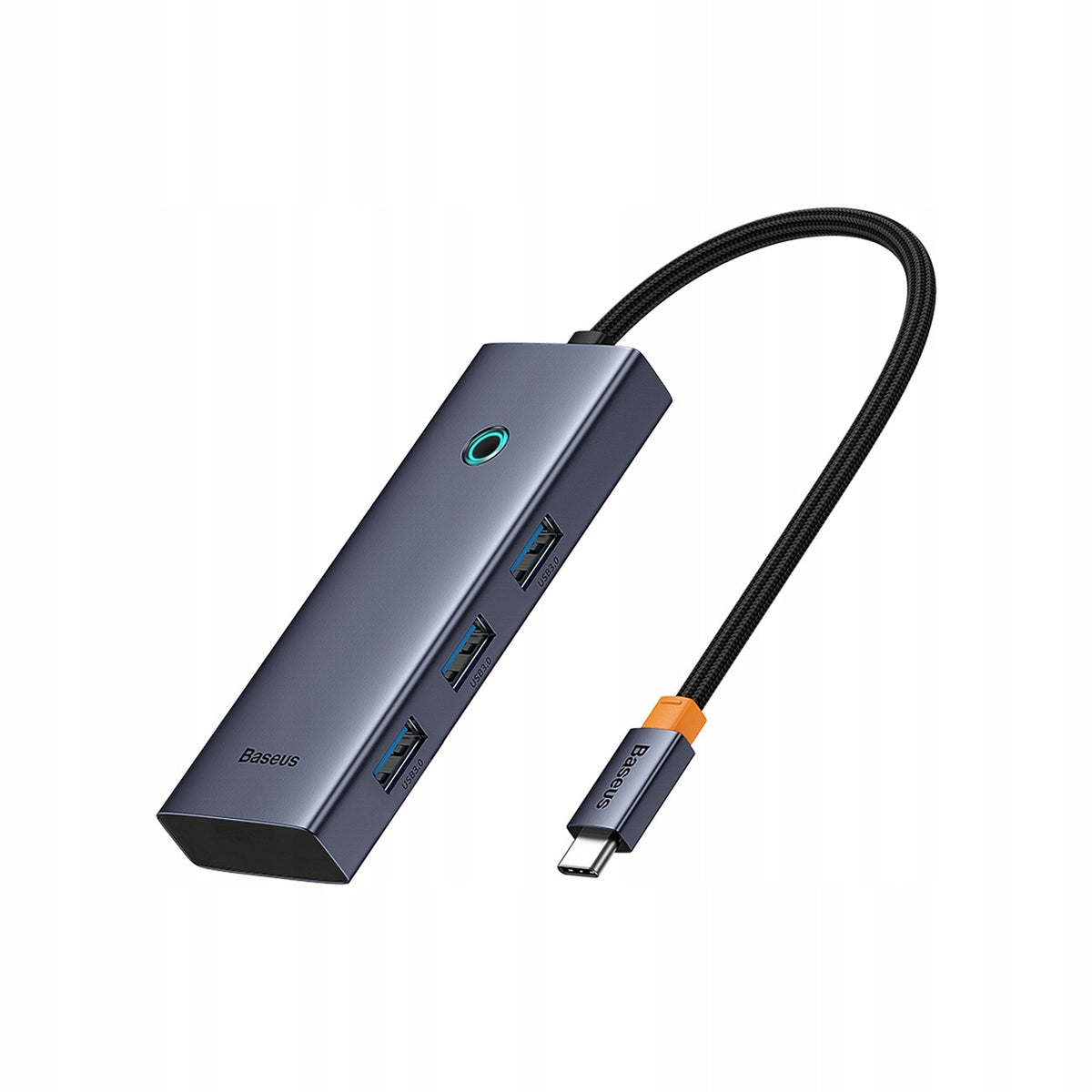 HUB 5in1 USB-C to HDMI USB-A USB-C PD 4K Splitter - Grey Product weight with unit packaging 1.25 kg