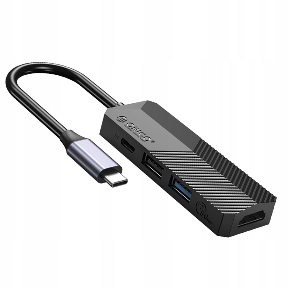 Adapteris Orico ORC102, 2xUSB, HDMI, USB-C