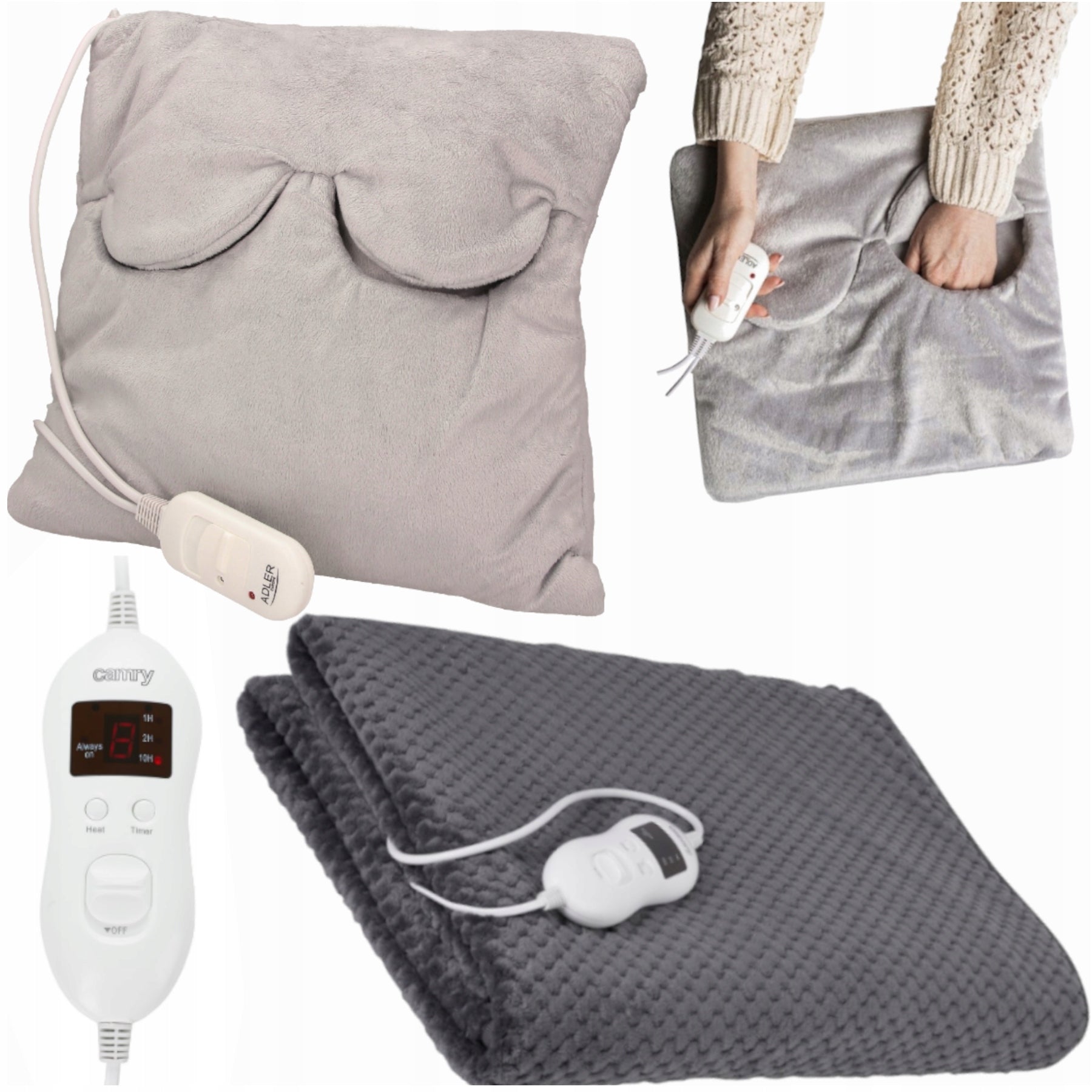 HUGE ELECTRIC BLANKET AND PILLOW SET OF 150x100cm POCKETS