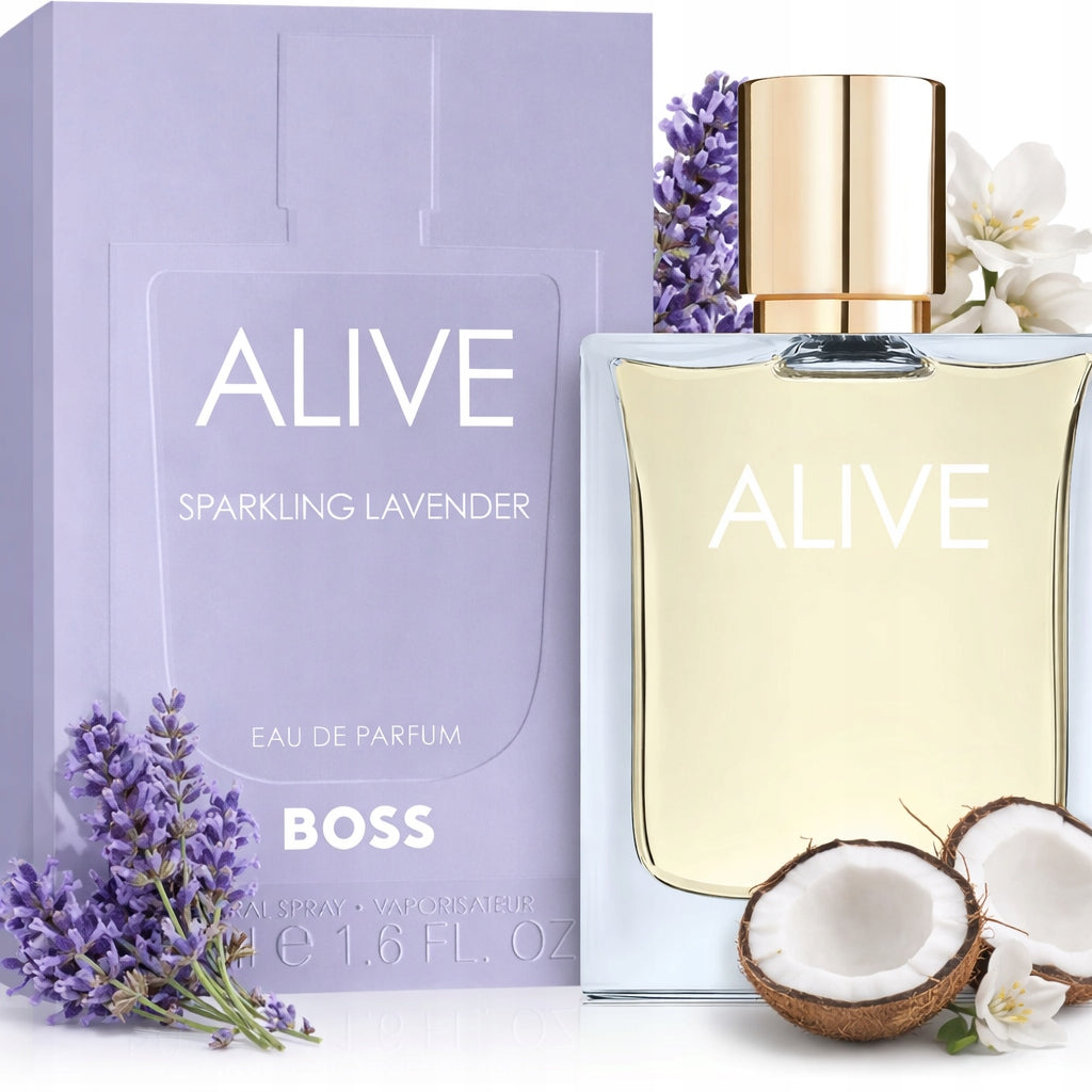 HUGO BOSS ALIVE SPARKLING LAVENDER 50ml EDP Packaging status original