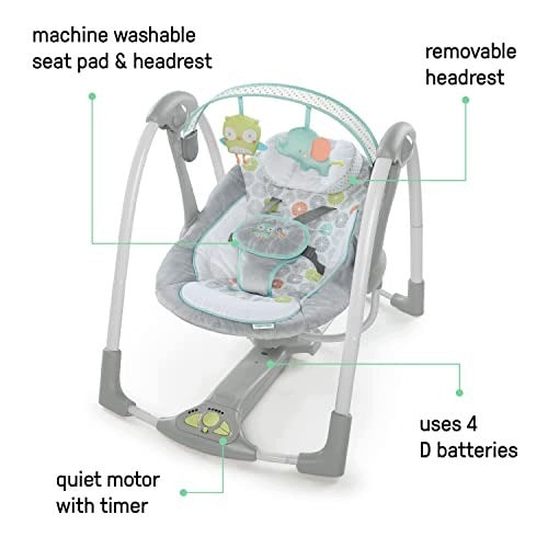 HUGS HOOTS FOLDABLE AND PORTABLE SWING FOR CHILDREN Brand no brand